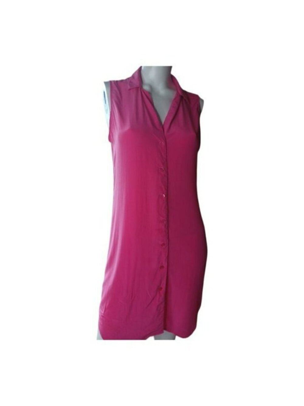 Equipment femme silk shirt dress or vest S